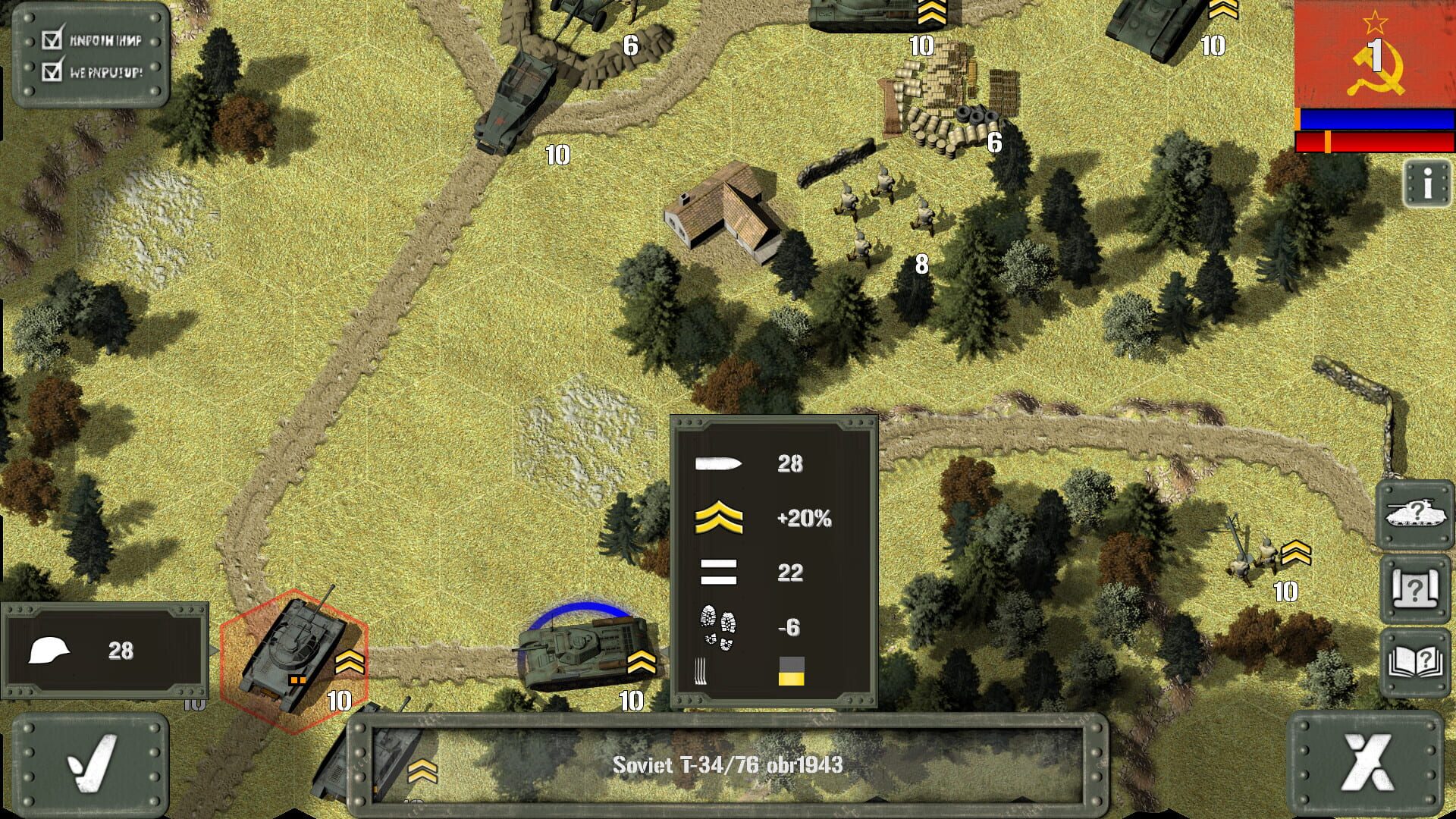 Screenshot for Tank Battle: East Front