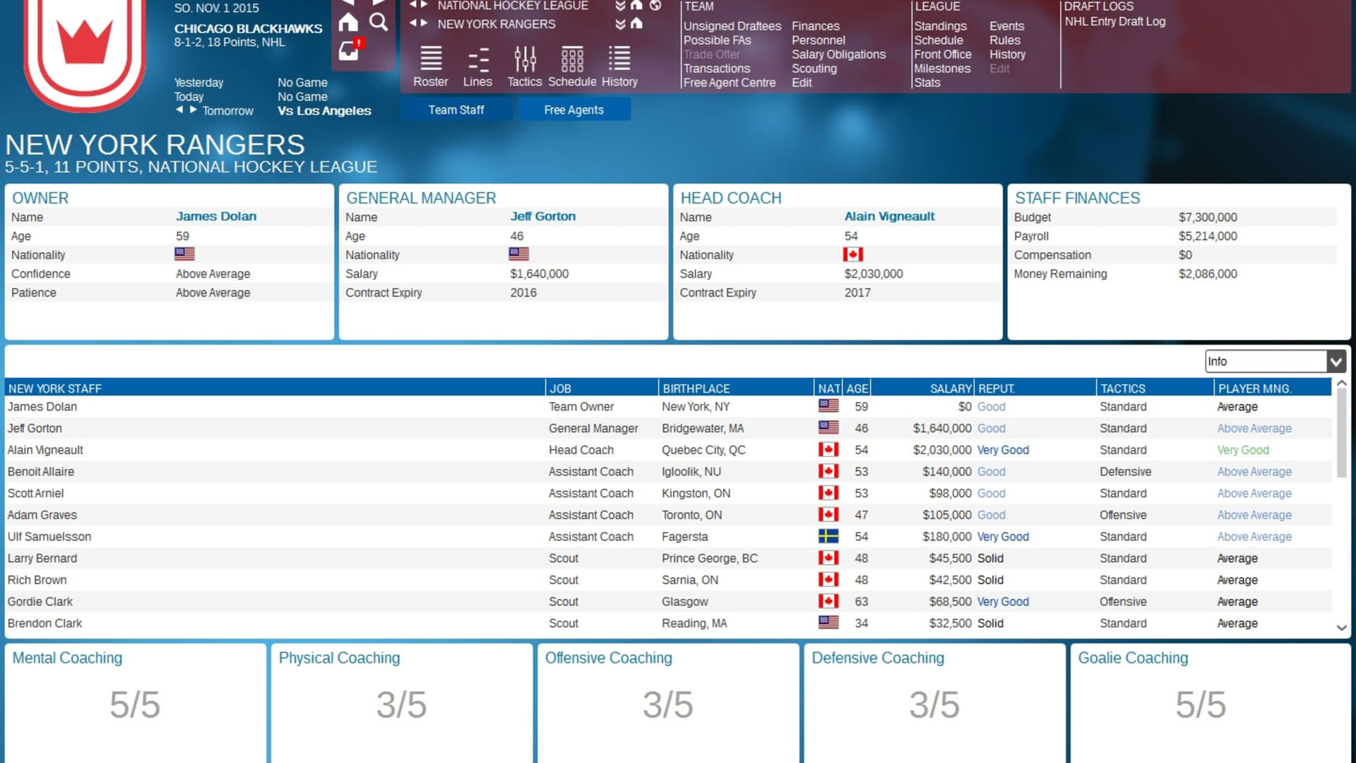 Screenshot for Franchise Hockey Manager 2