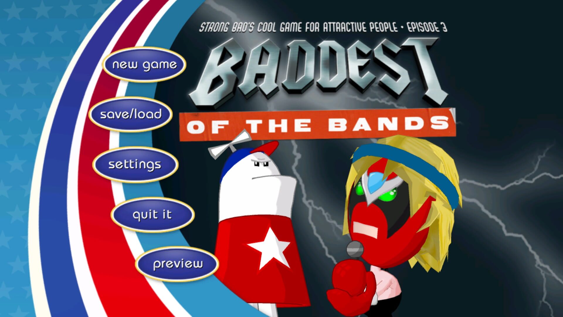 Screenshot for Strong Bad's Cool Game for Attractive People Episode 3: Baddest of the Bands