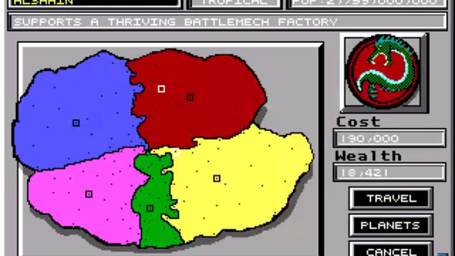 Screenshot for MechWarrior