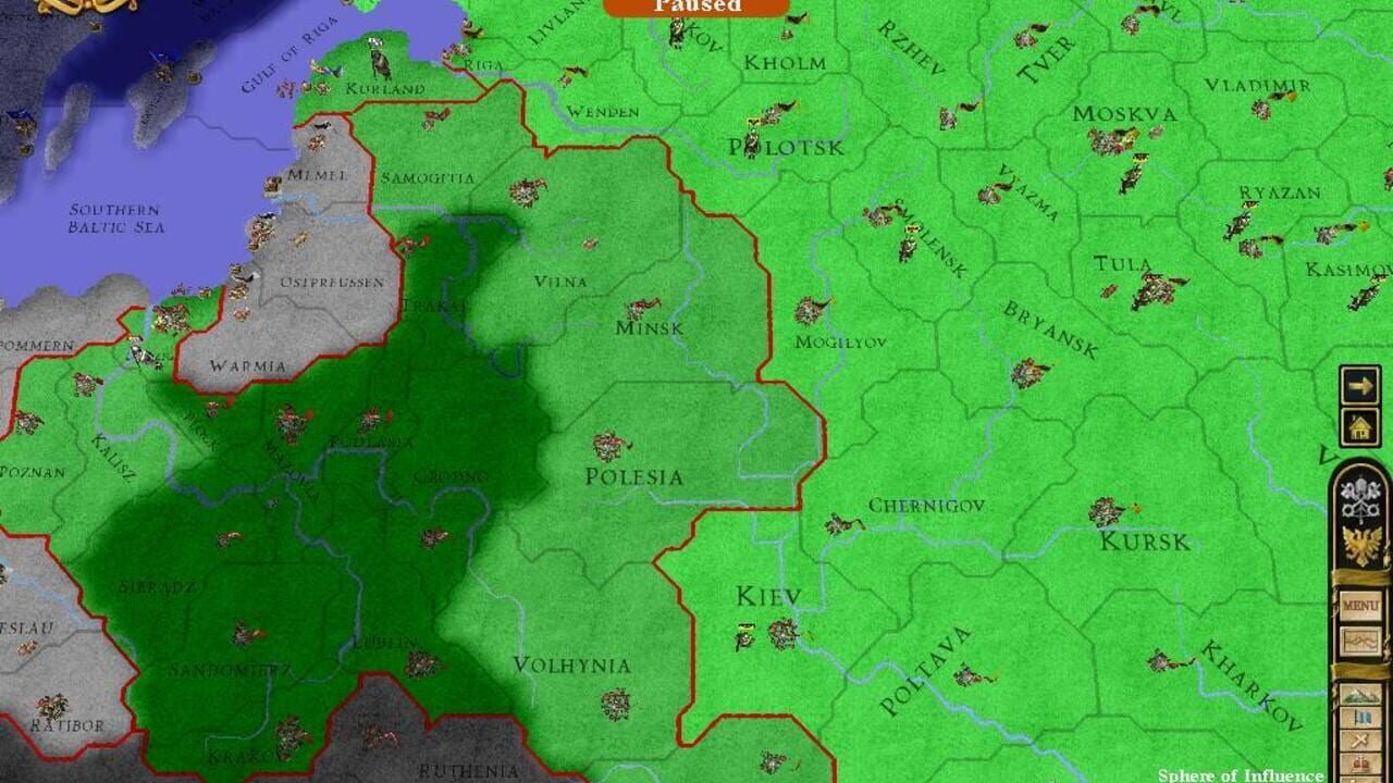 Screenshot for Europa Universalis III: Heir to the Throne
