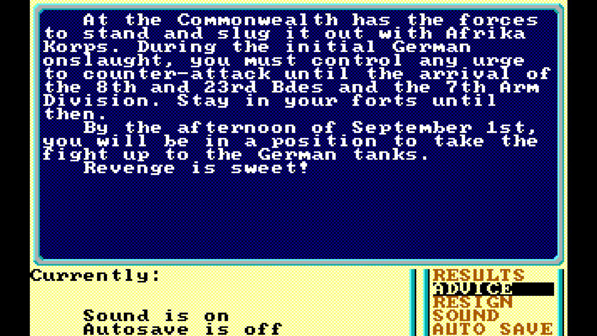 Screenshot for Panzer Battles