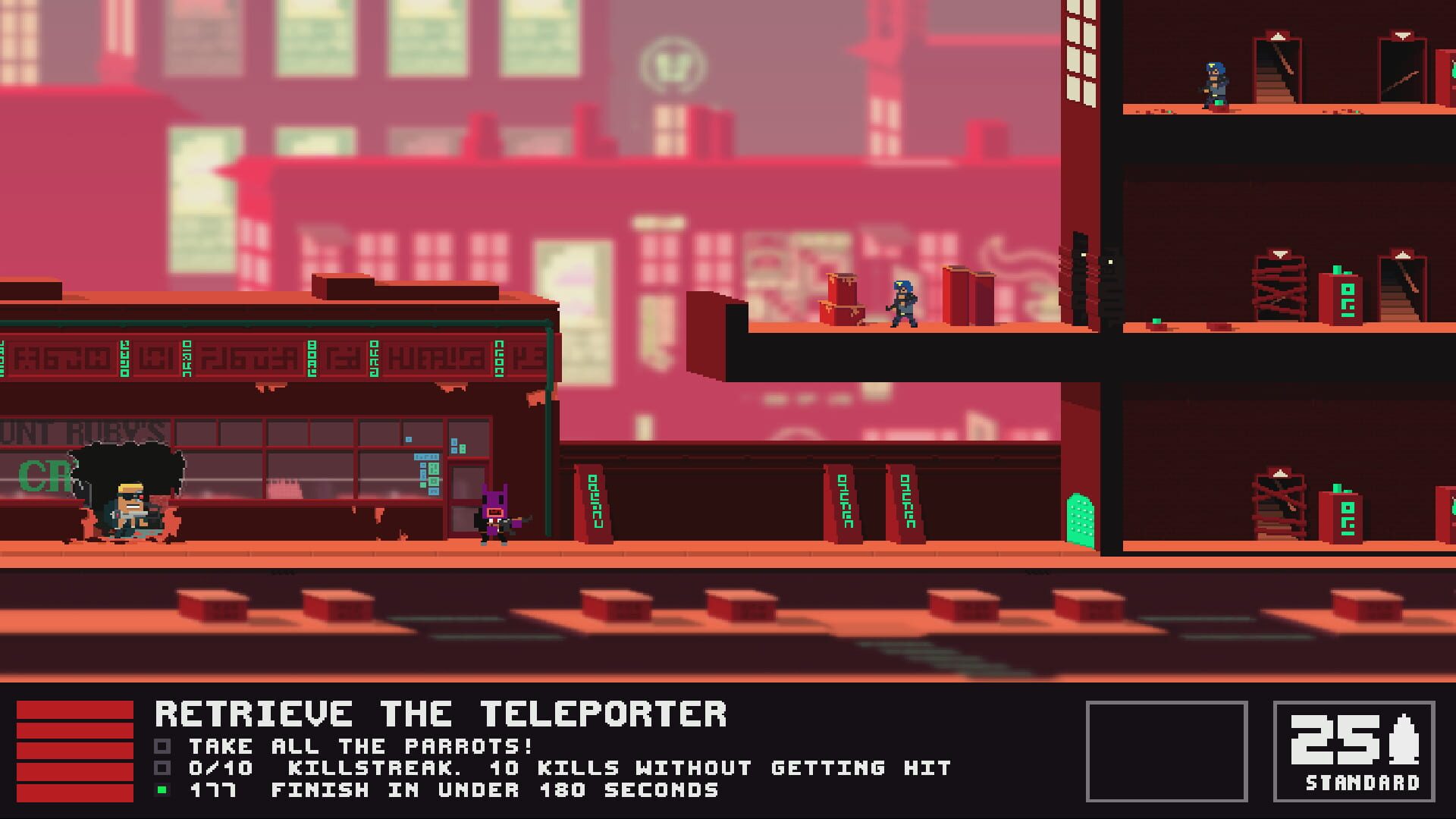Screenshot for Not a Hero: Super Snazzy Edition