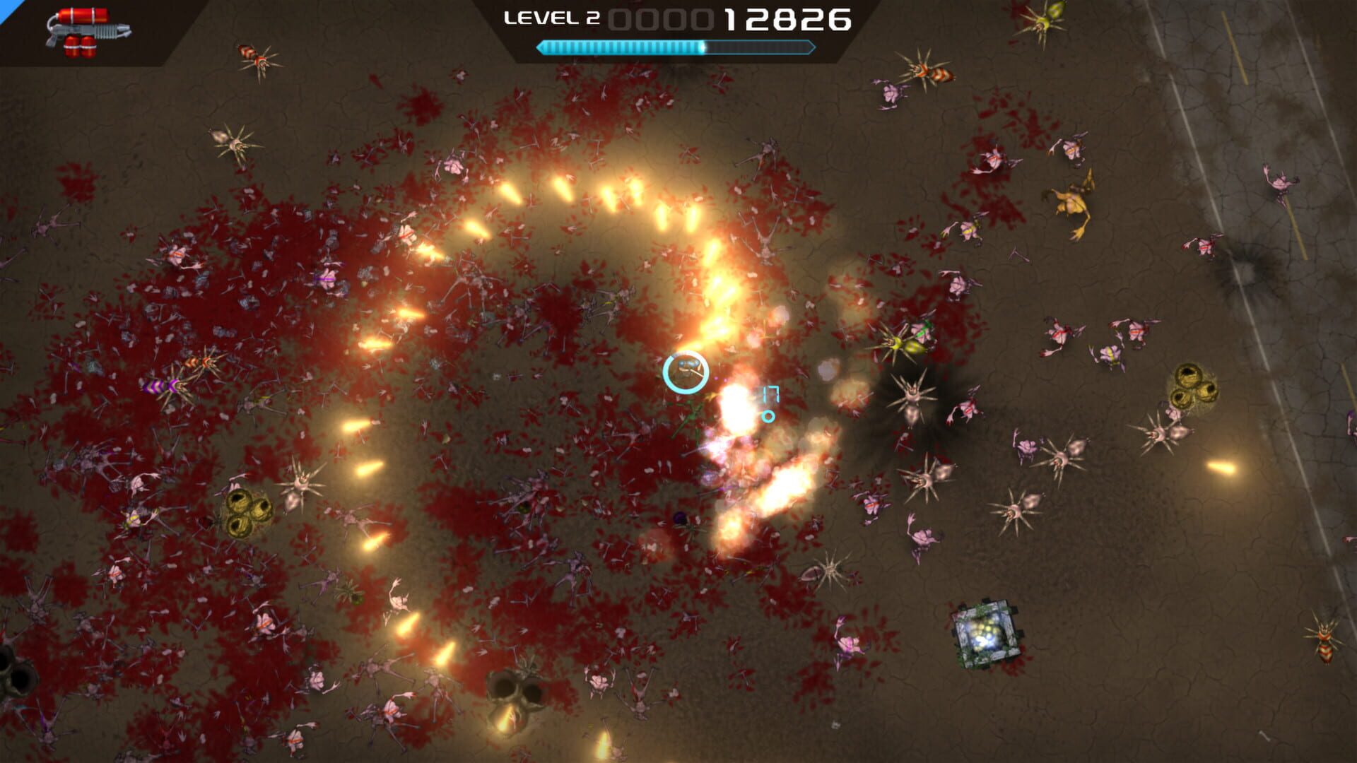 Screenshot for Crimsonland