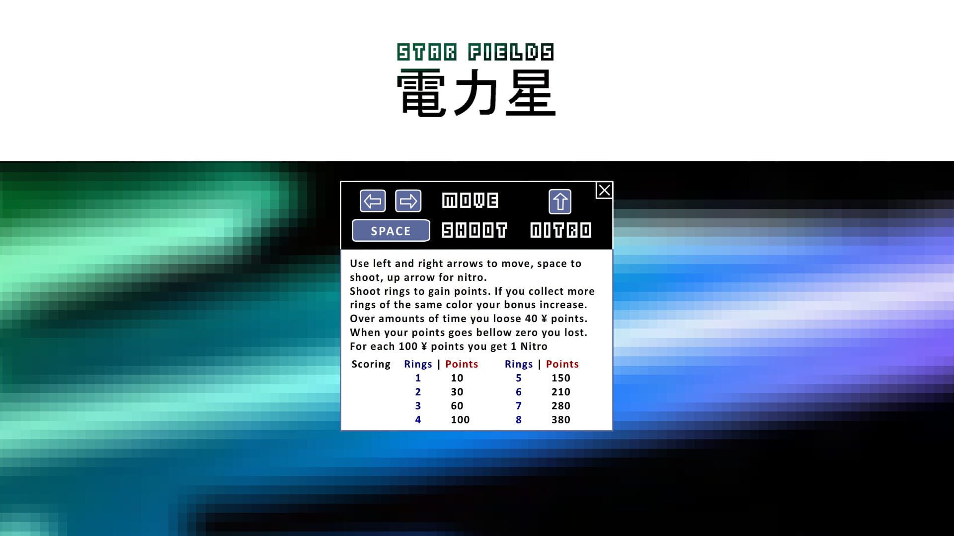 Screenshot for Star Fields