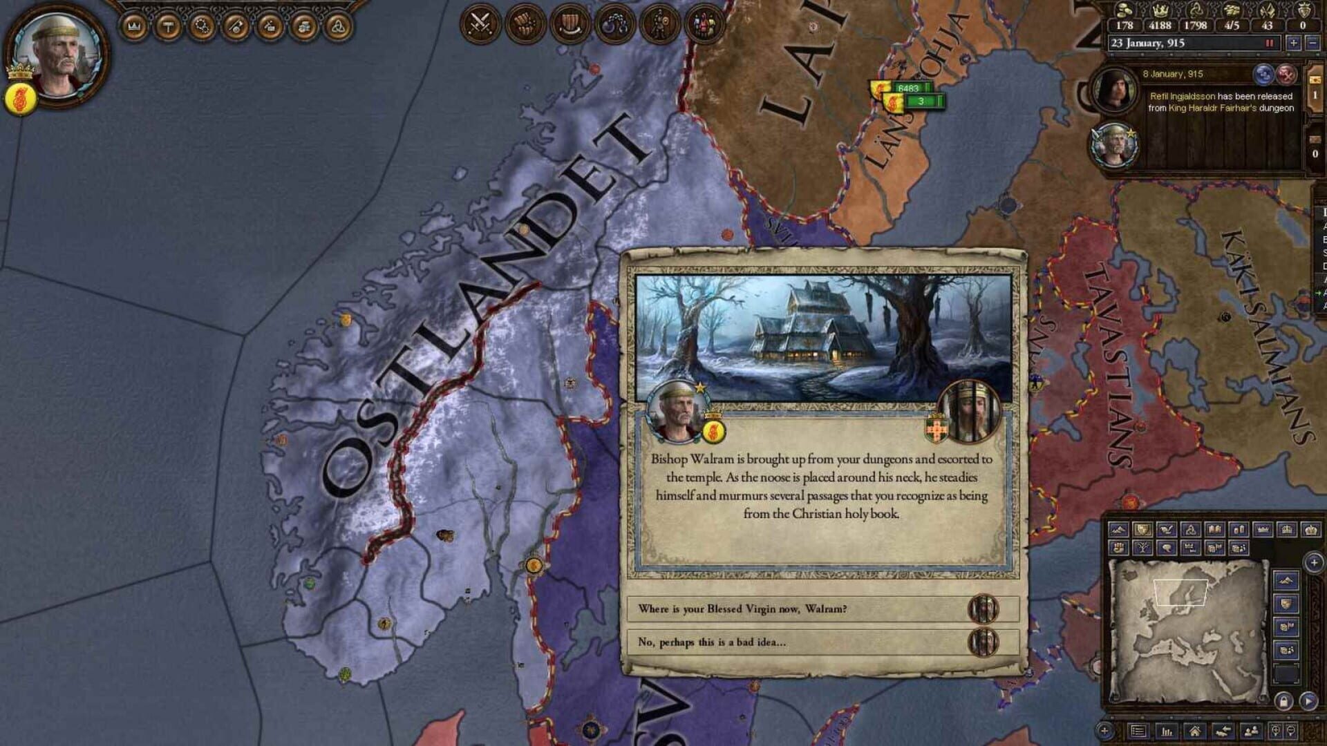 Screenshot for Crusader Kings II: The Old Gods