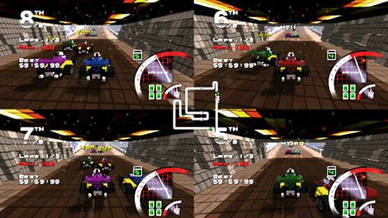 Screenshot for 3D Pixel Racing