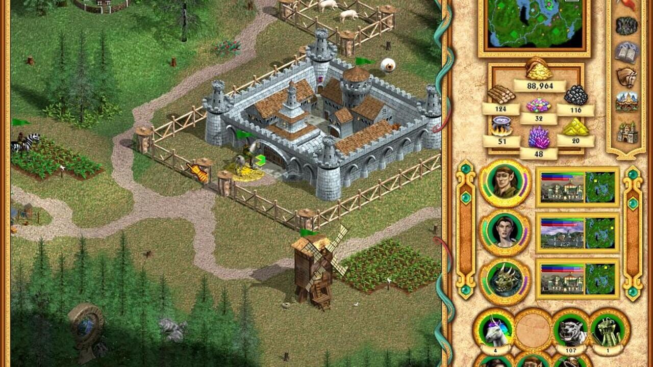 Screenshot for Heroes of Might and Magic IV