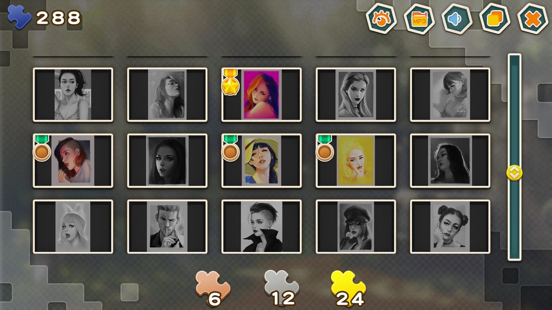 Screenshot for Pleasure Puzzle: Portrait