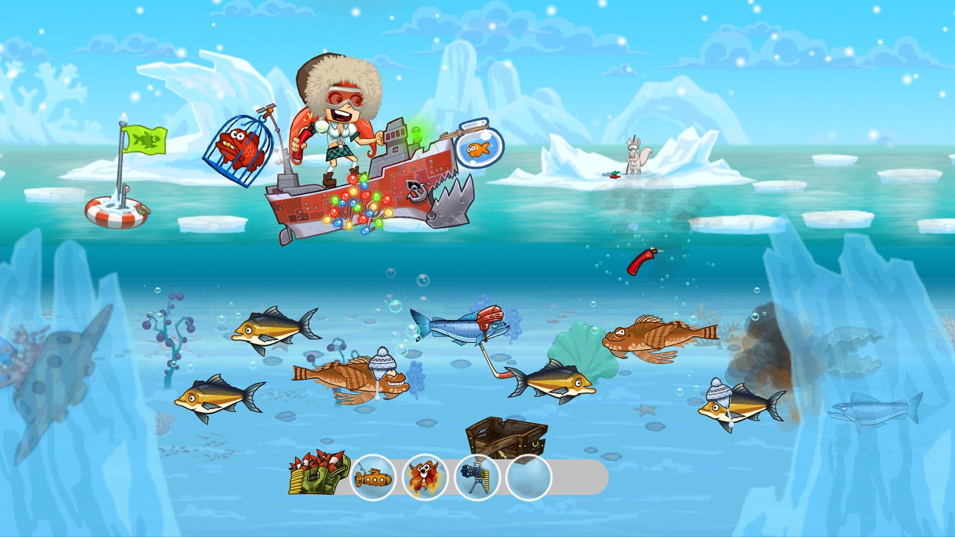 Screenshot for Dynamite Fishing: World Games