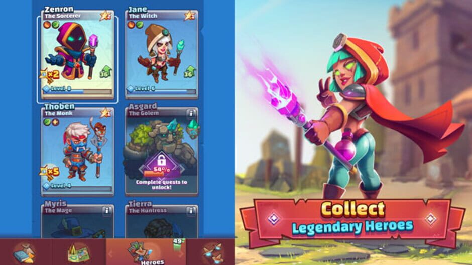 Screenshot for Super Spell Heroes