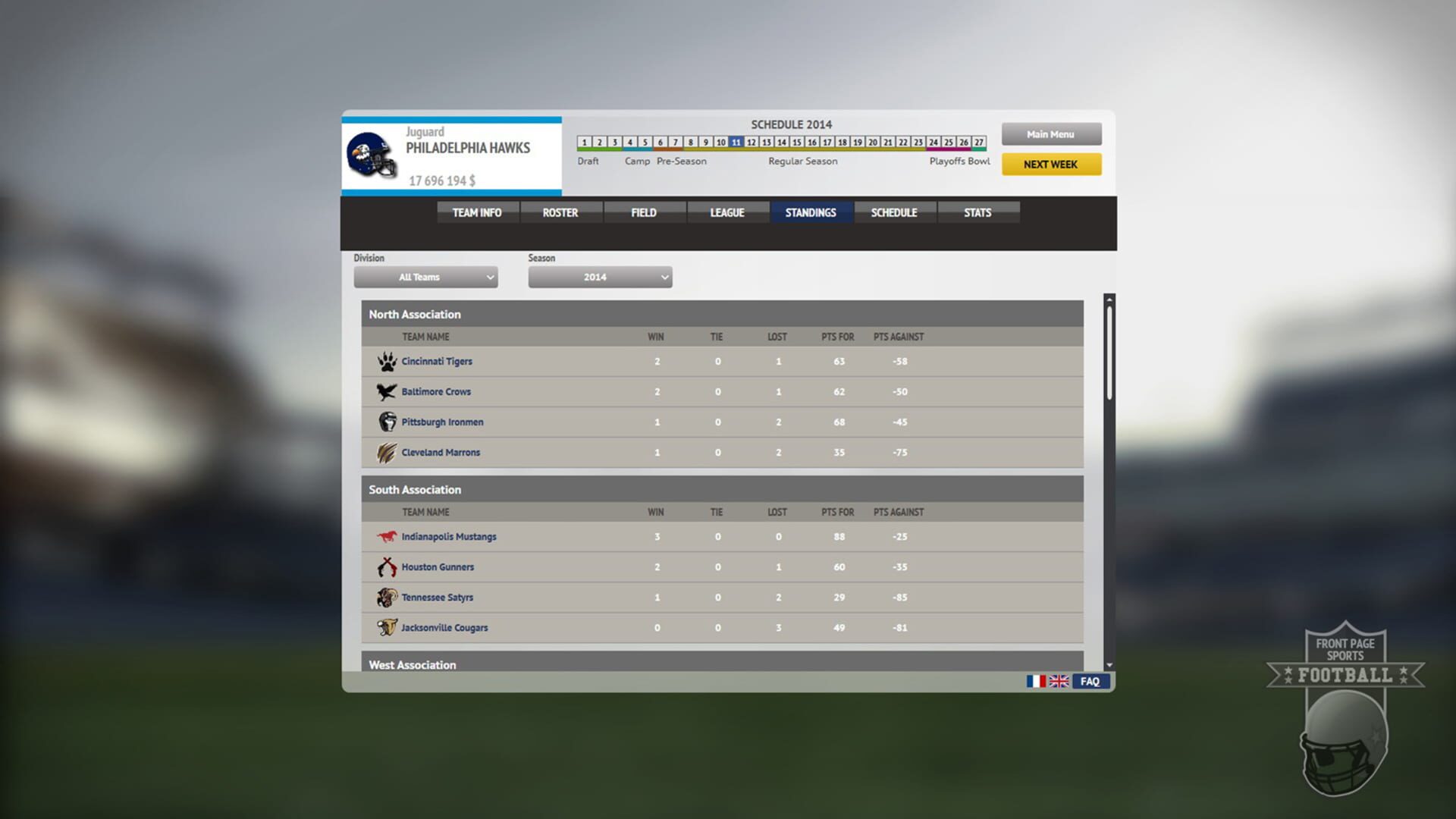 Screenshot for Front Page Sports Football
