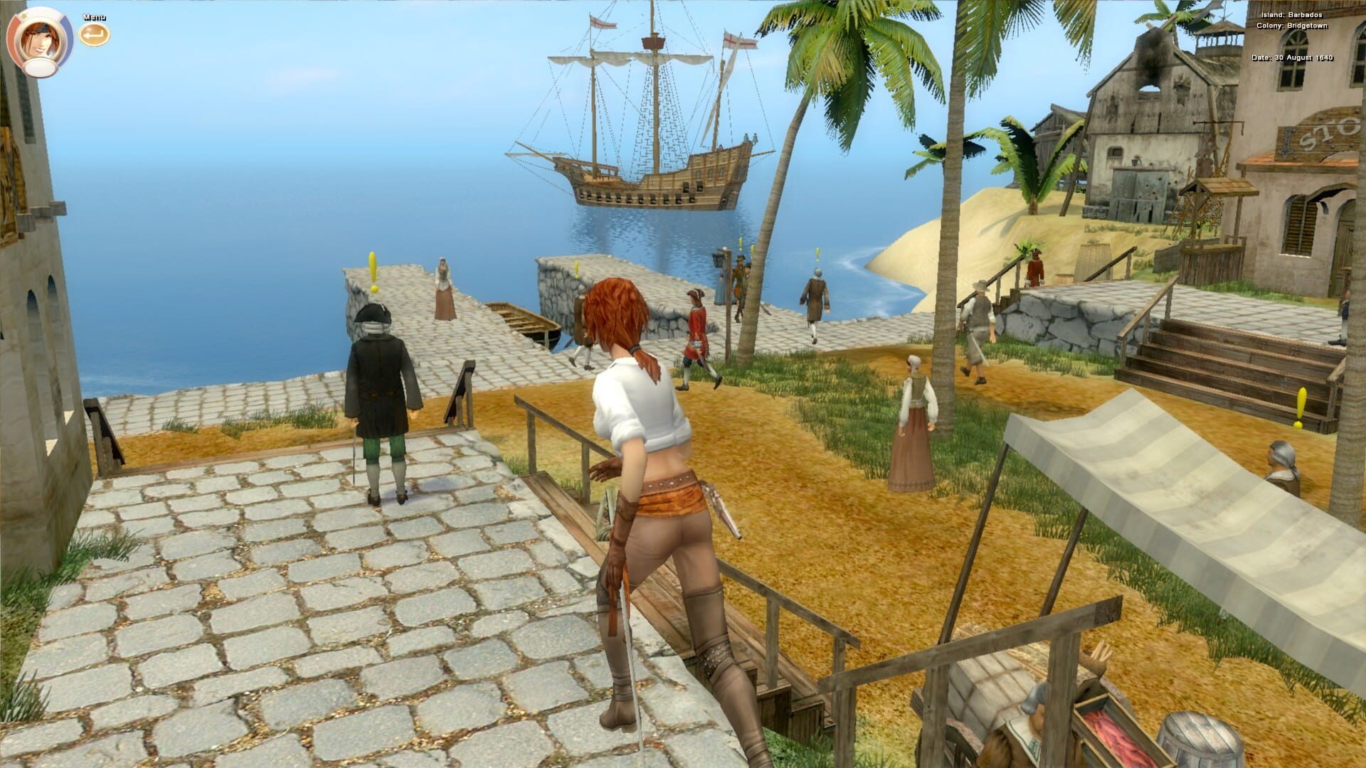 Screenshot for Sea Dogs: Caribbean Tales