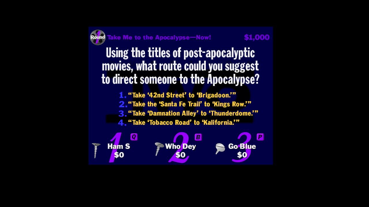 Screenshot for You Don't Know Jack Movies