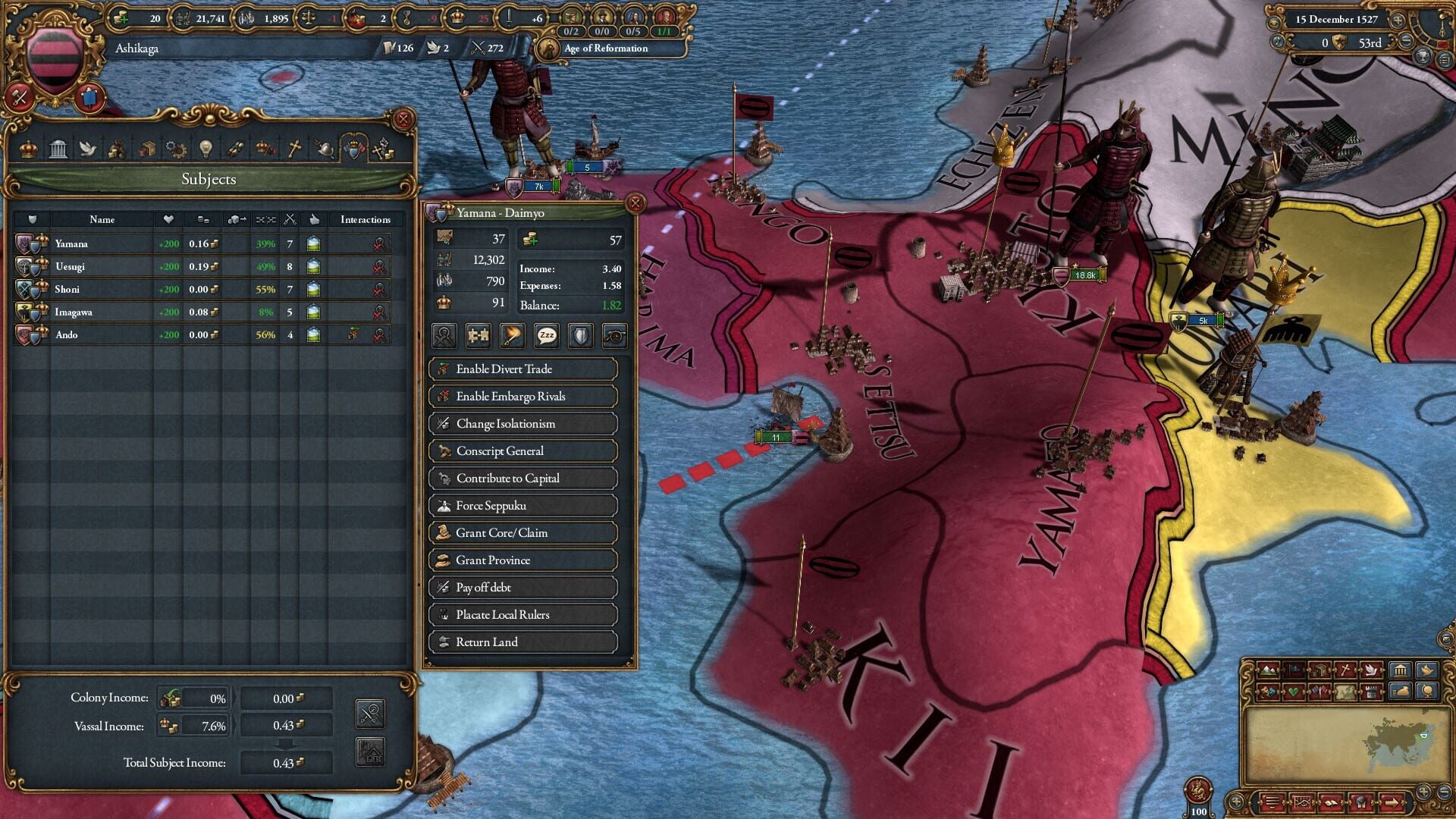 Screenshot for Europa Universalis IV: Mandate of Heaven