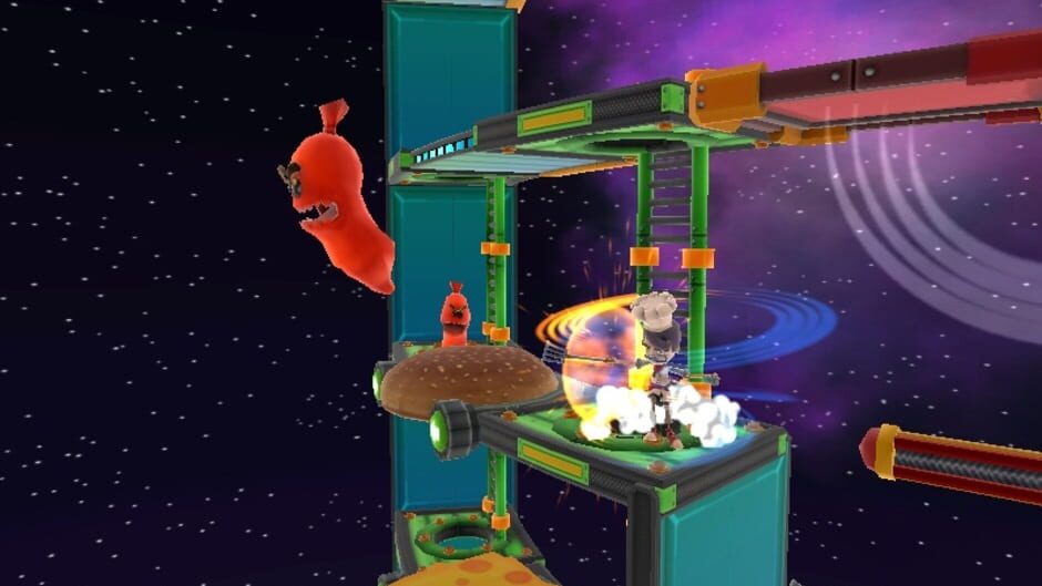 Screenshot for BurgerTime: World Tour