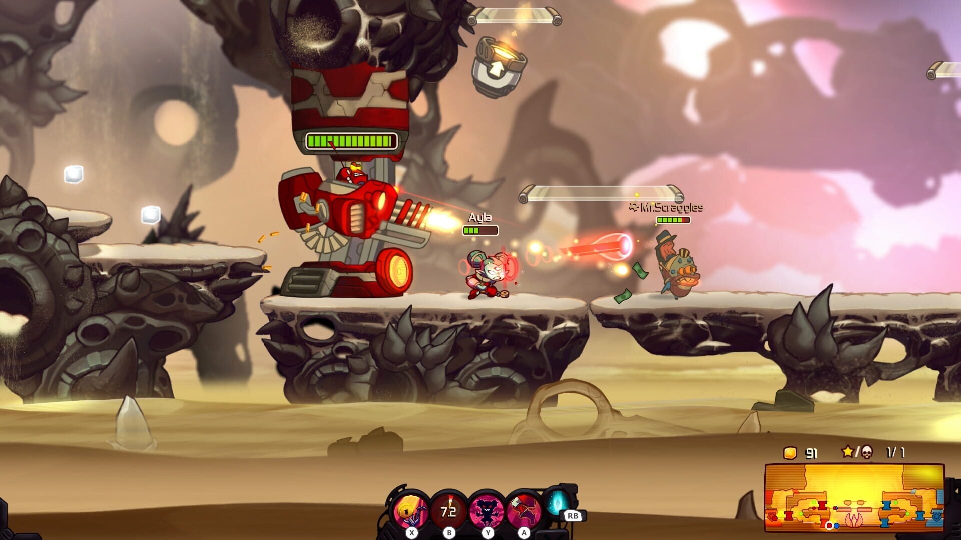 Screenshot for Fully Loaded Collector's Pack - Awesomenauts Assemble! Game Bundle