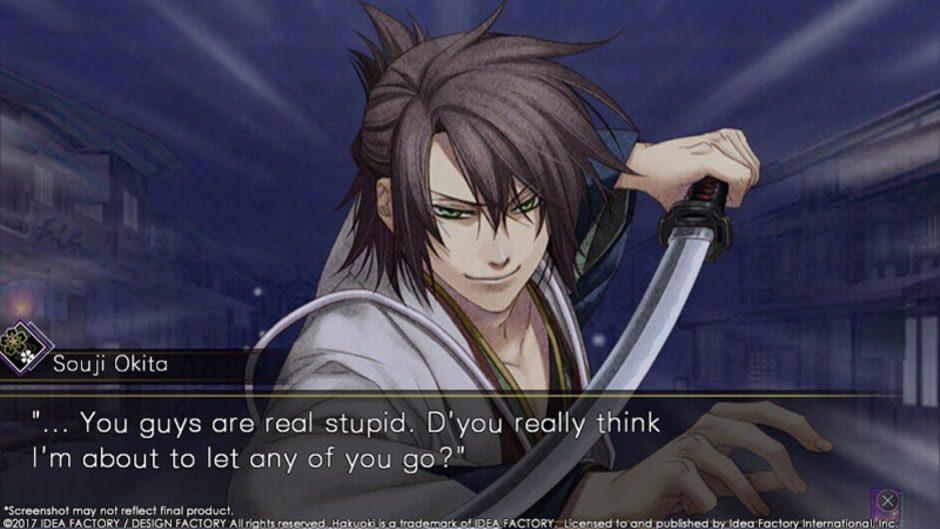 Screenshot for Hakuoki: Kyoto Winds