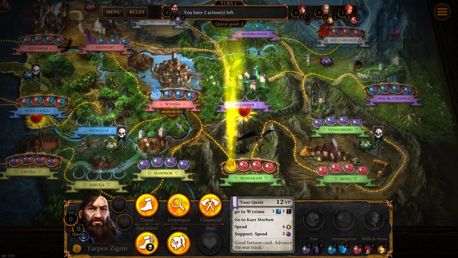 Screenshot for The Witcher: Adventure Game