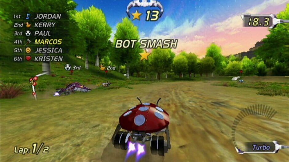 Screenshot for Excitebots: Trick Racing