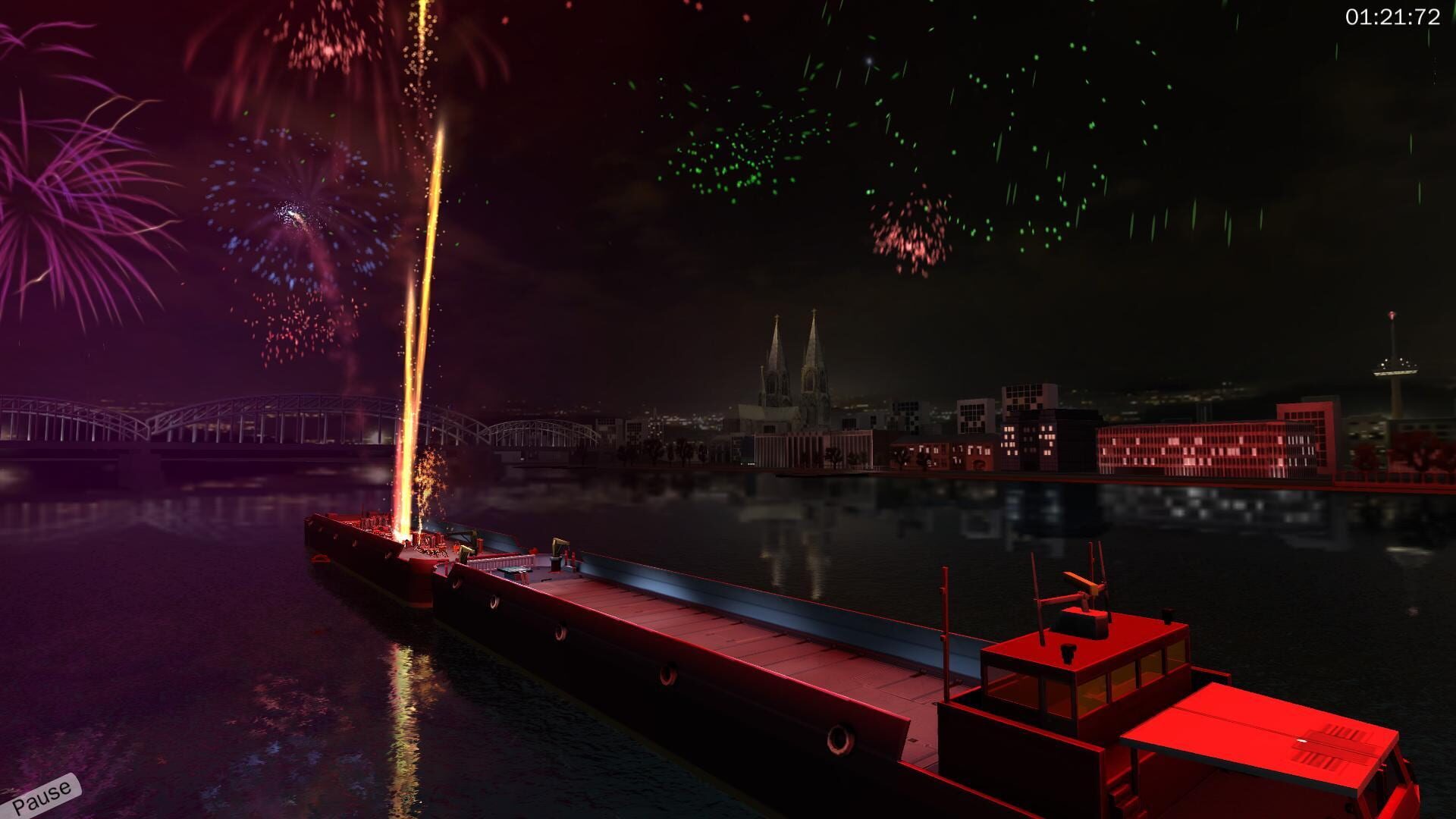 Screenshot for Fireworks Simulator