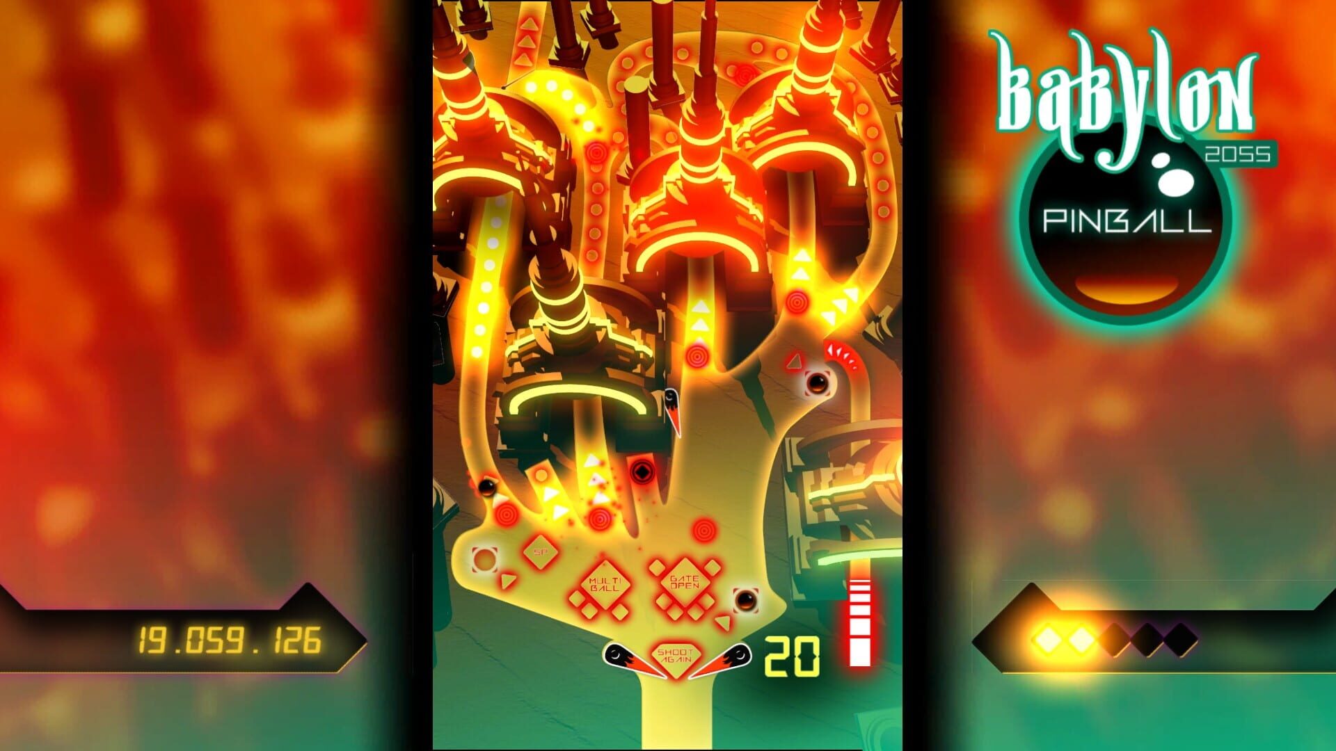 Screenshot for Babylon 2055 Pinball