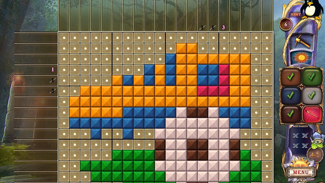 Screenshot for Fantasy Mosaics 24: Deserted Island
