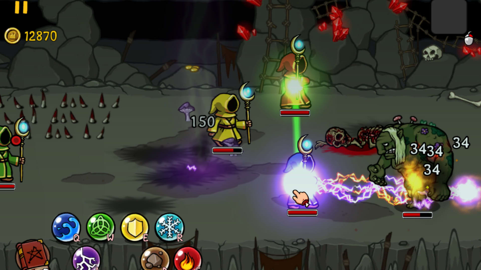 Screenshot for Magicka: Wizards of the Square Tablet