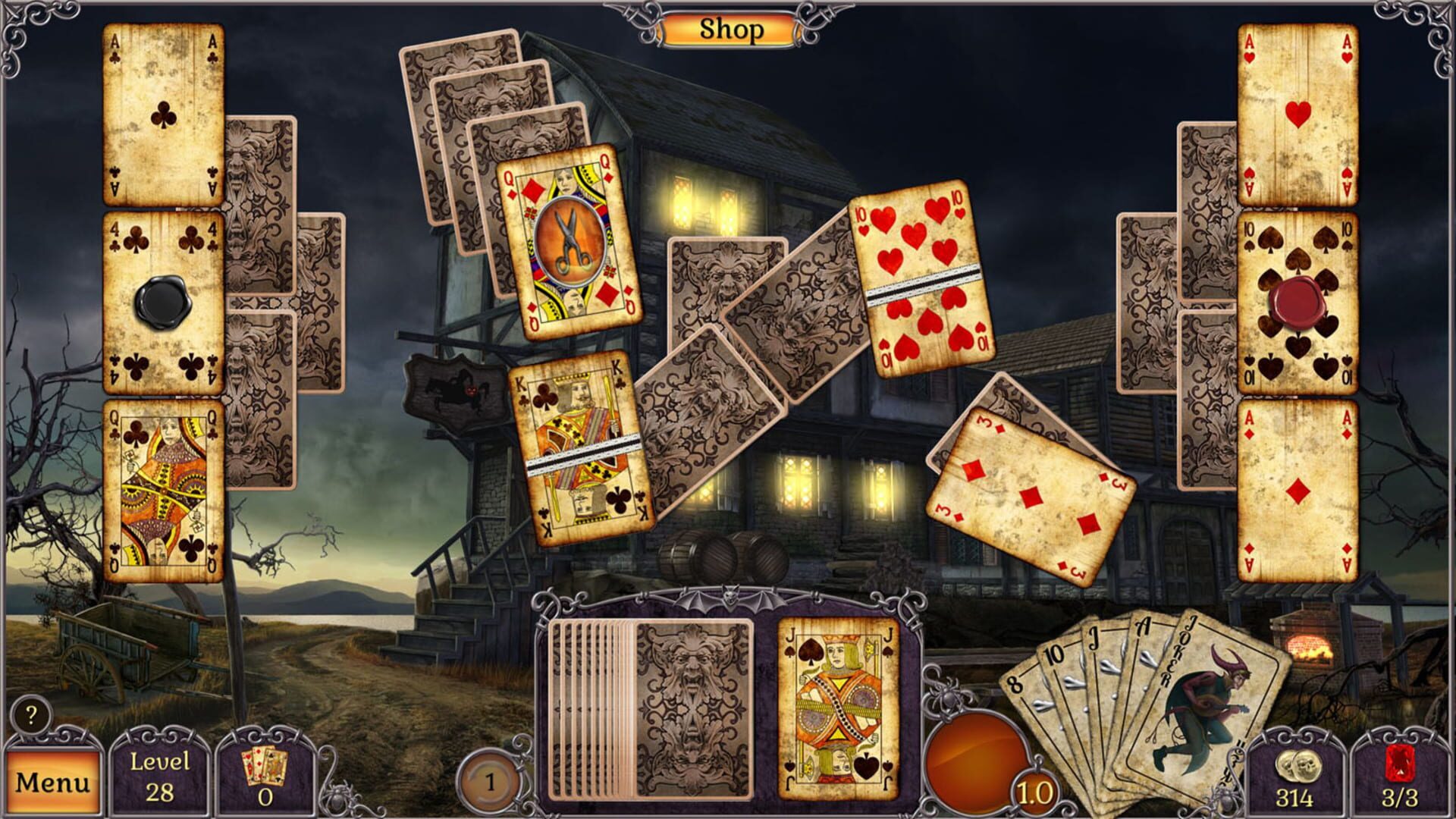 Screenshot for Jewel Match Twilight Solitaire