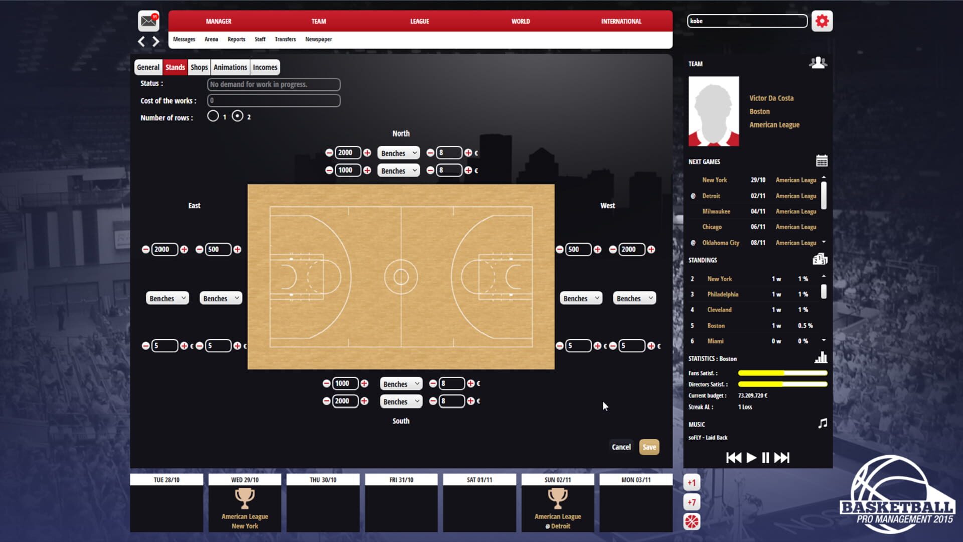 Screenshot for Basketball Pro Management 2015