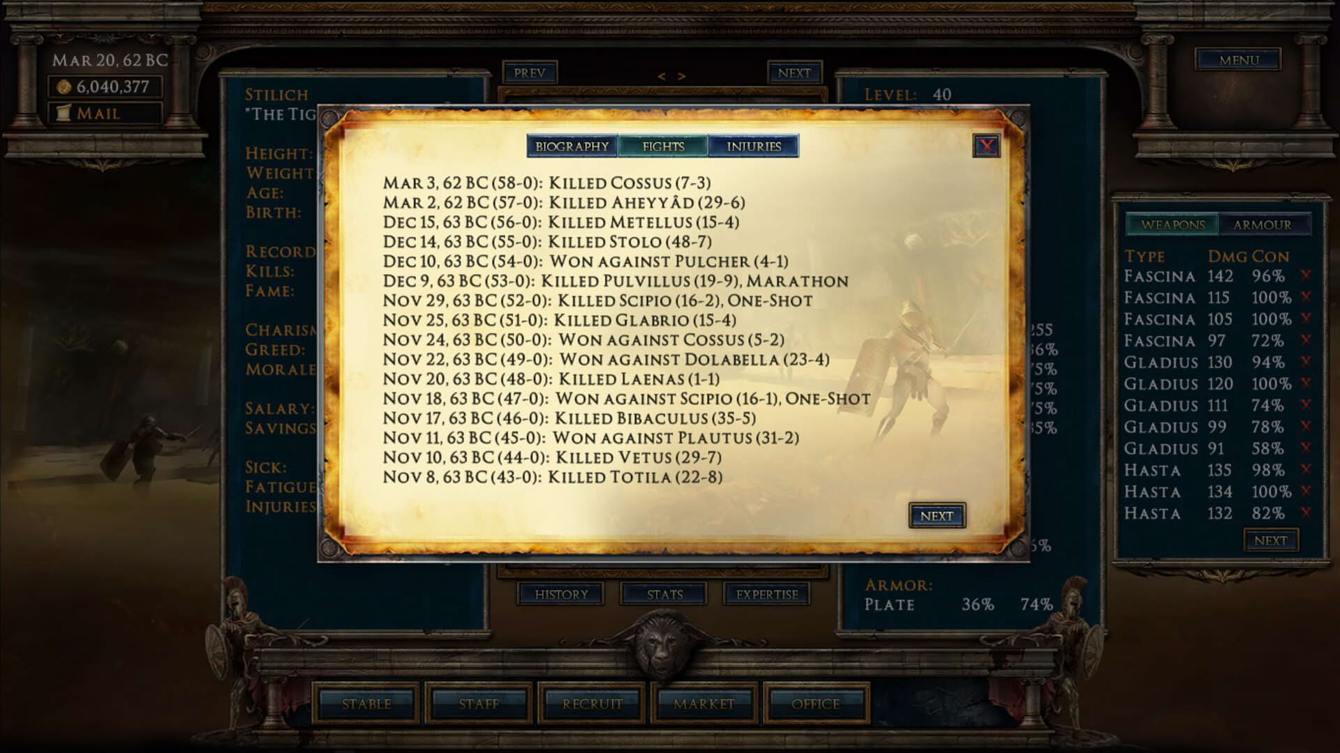 Screenshot for Age of Gladiators