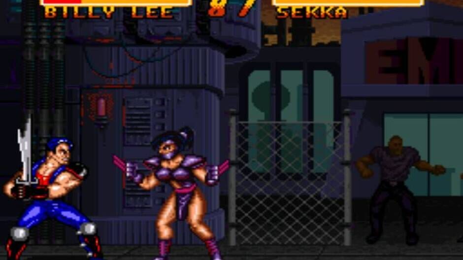 Screenshot for Double Dragon V: The Shadow Falls