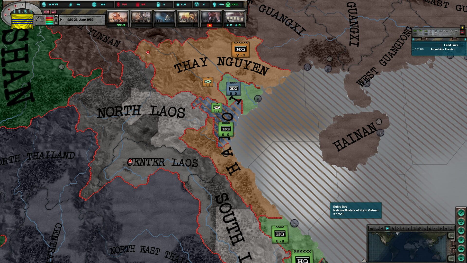 Screenshot for East vs. West: A Hearts of Iron Game