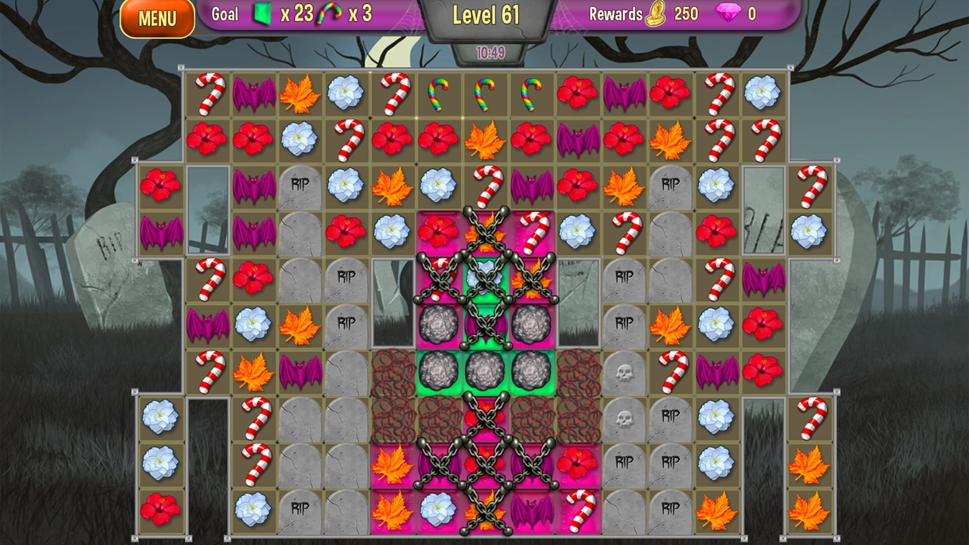 Screenshot for Queen's Garden: Halloween