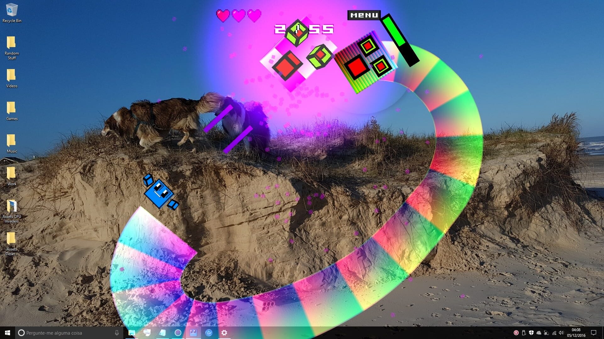 Screenshot for CPU Invaders
