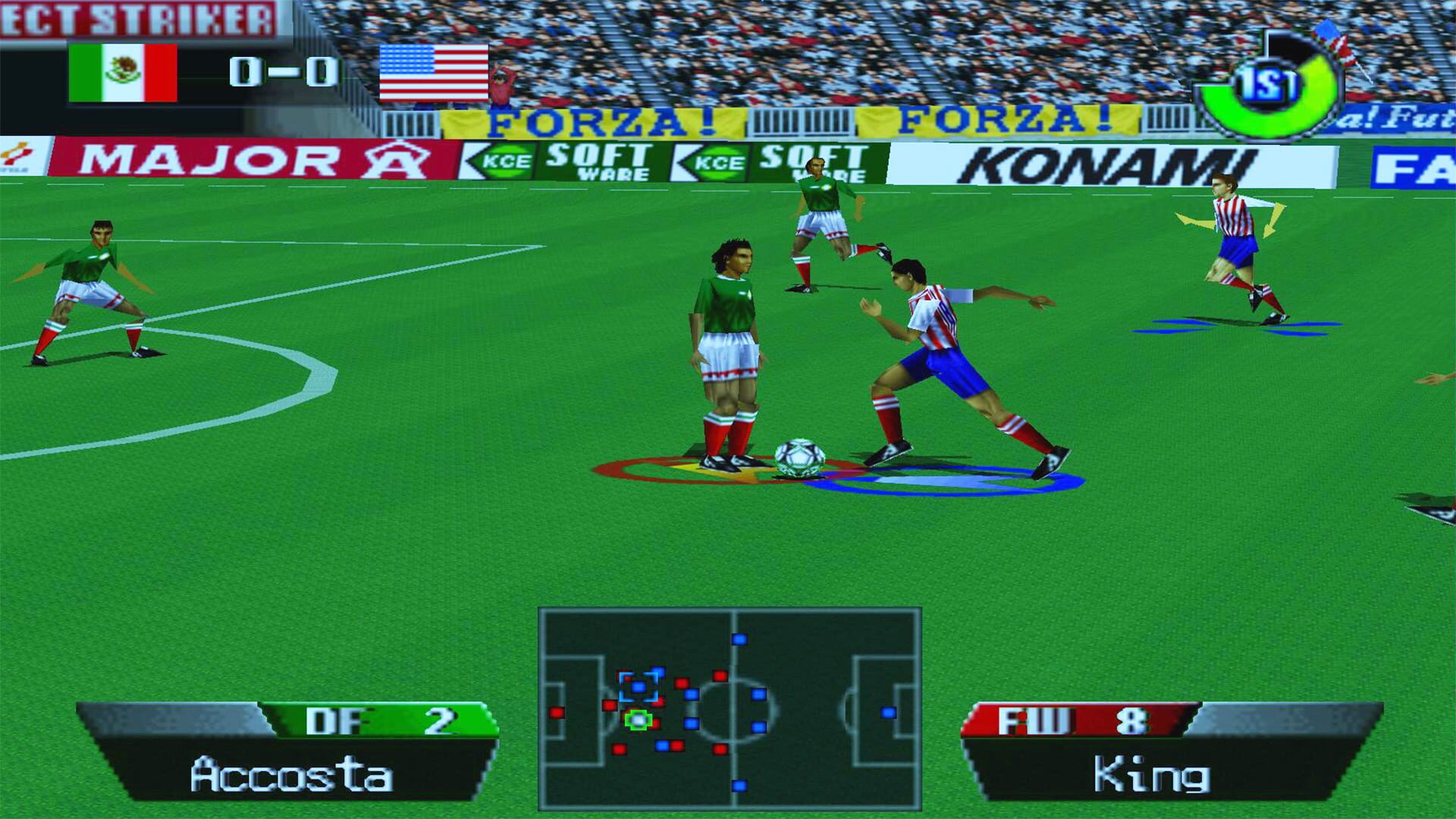 Screenshot for International Superstar Soccer 64