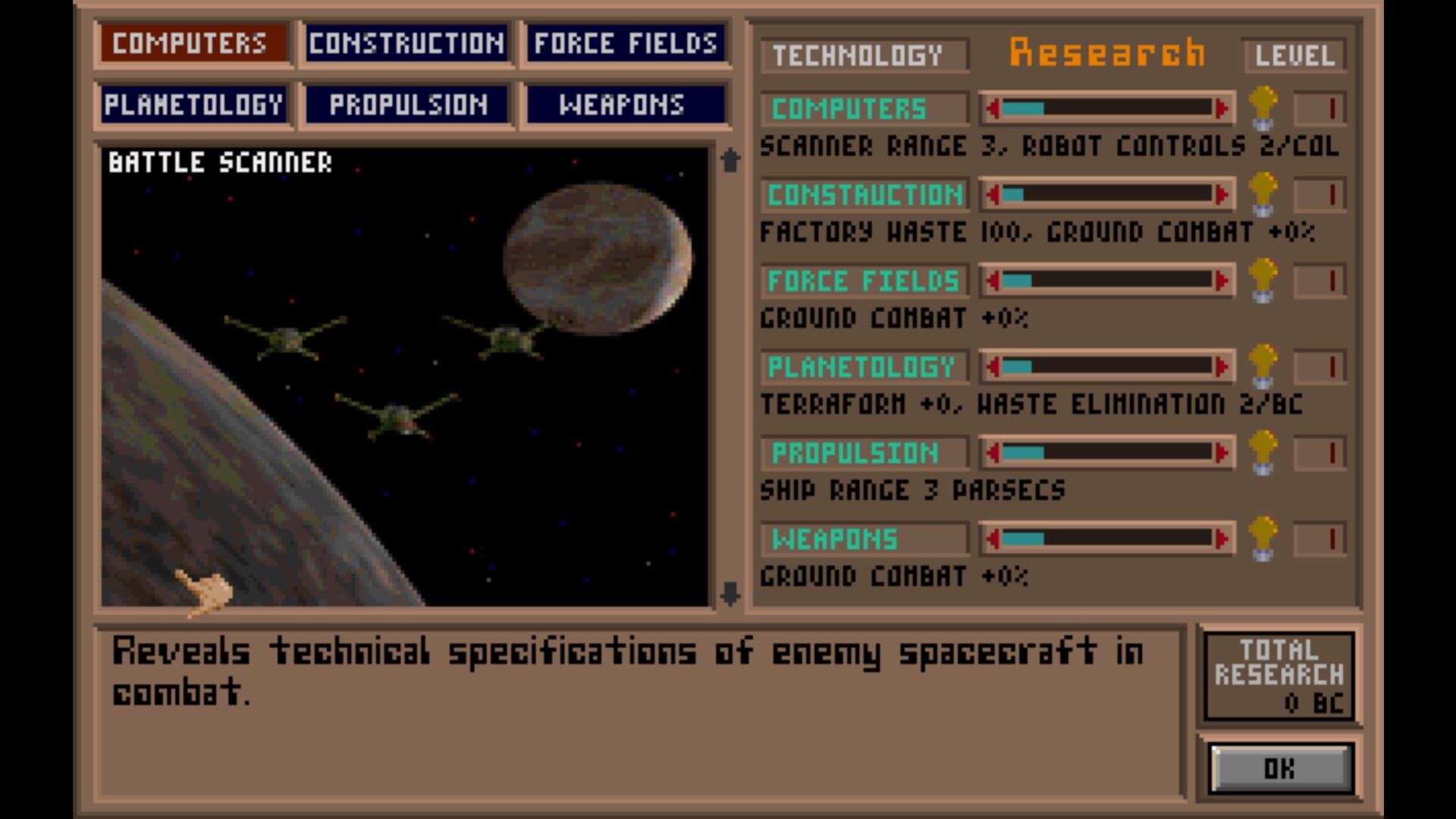 Screenshot for Master of Orion
