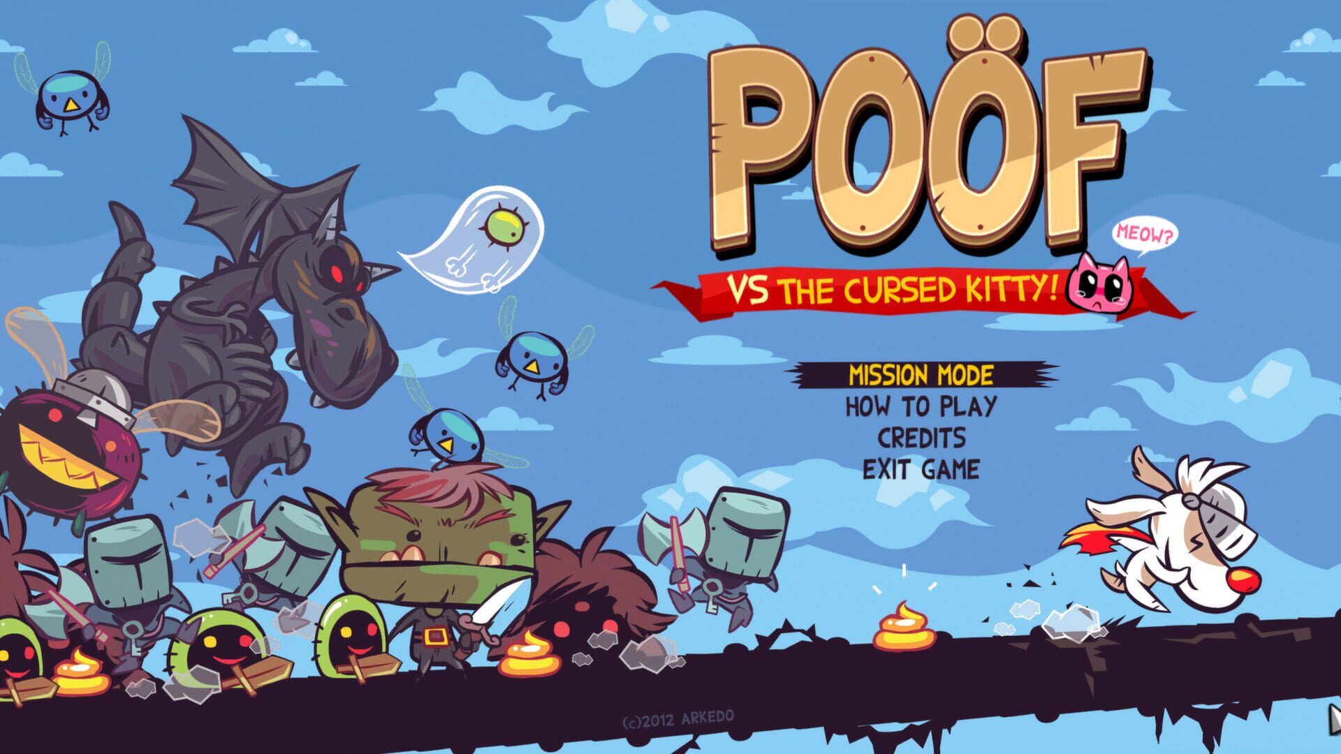 Screenshot for Poöf vs. The Cursed Kitty