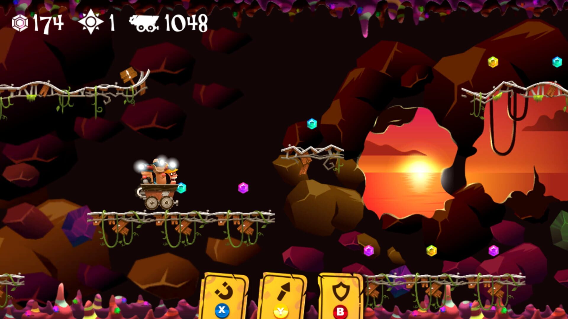 Screenshot for Cave Coaster