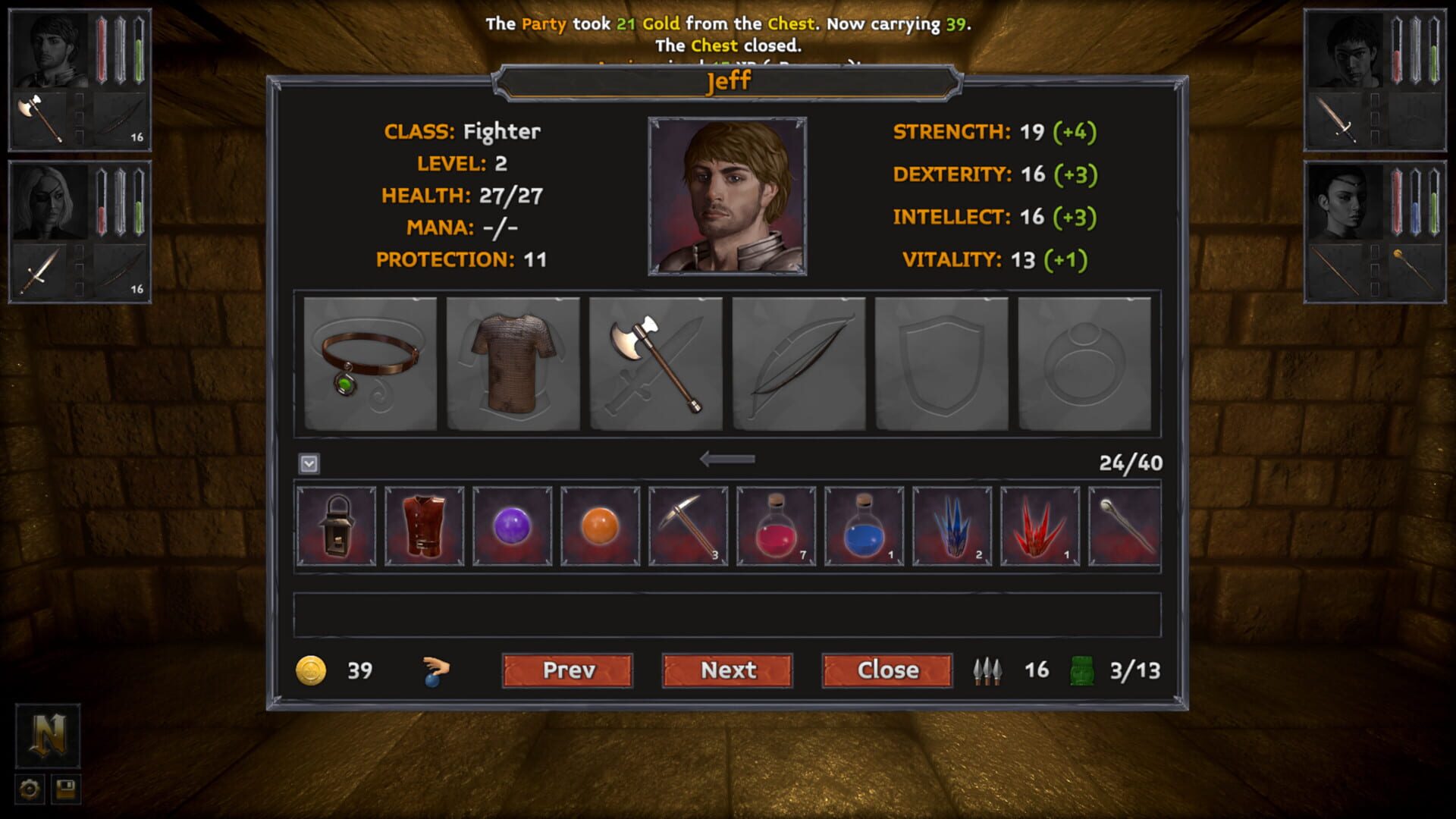 Screenshot for The Deep Paths: Labyrinth of Andokost