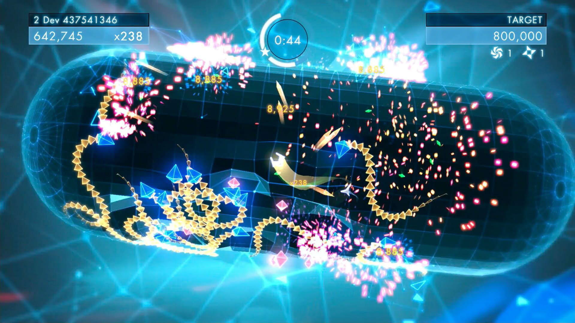 Screenshot for Geometry Wars 3: Dimensions
