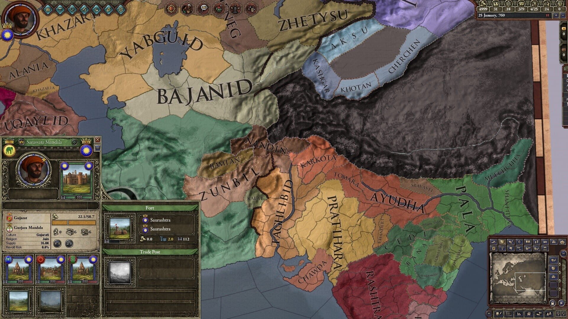 Screenshot for Crusader Kings II: Horse Lords