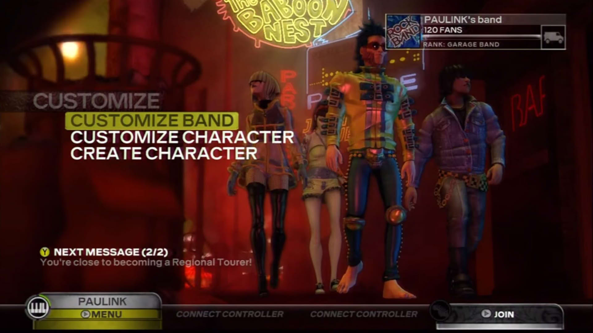 Screenshot for Rock Band 3