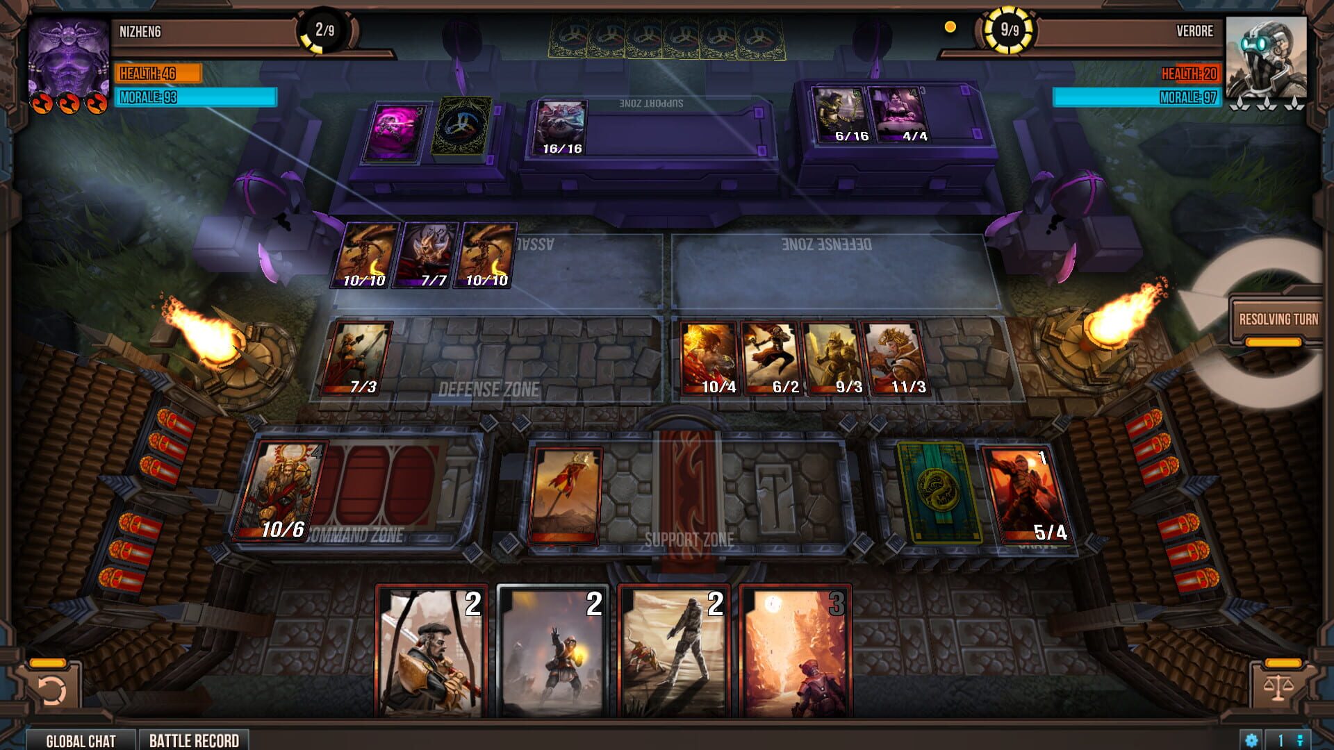 Screenshot for Infinity Wars: Animated Trading Card Game