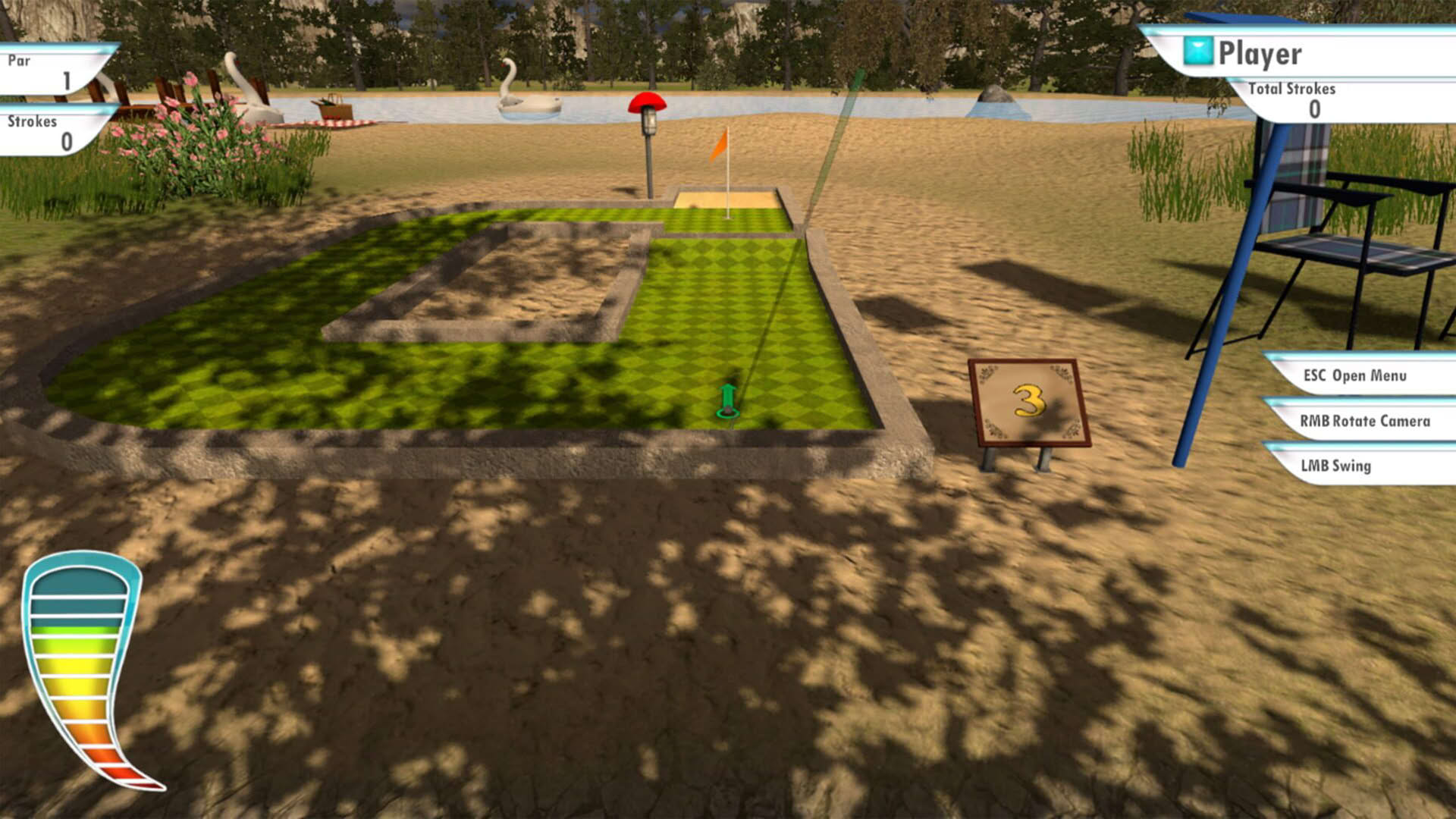 Screenshot for 3D MiniGolf