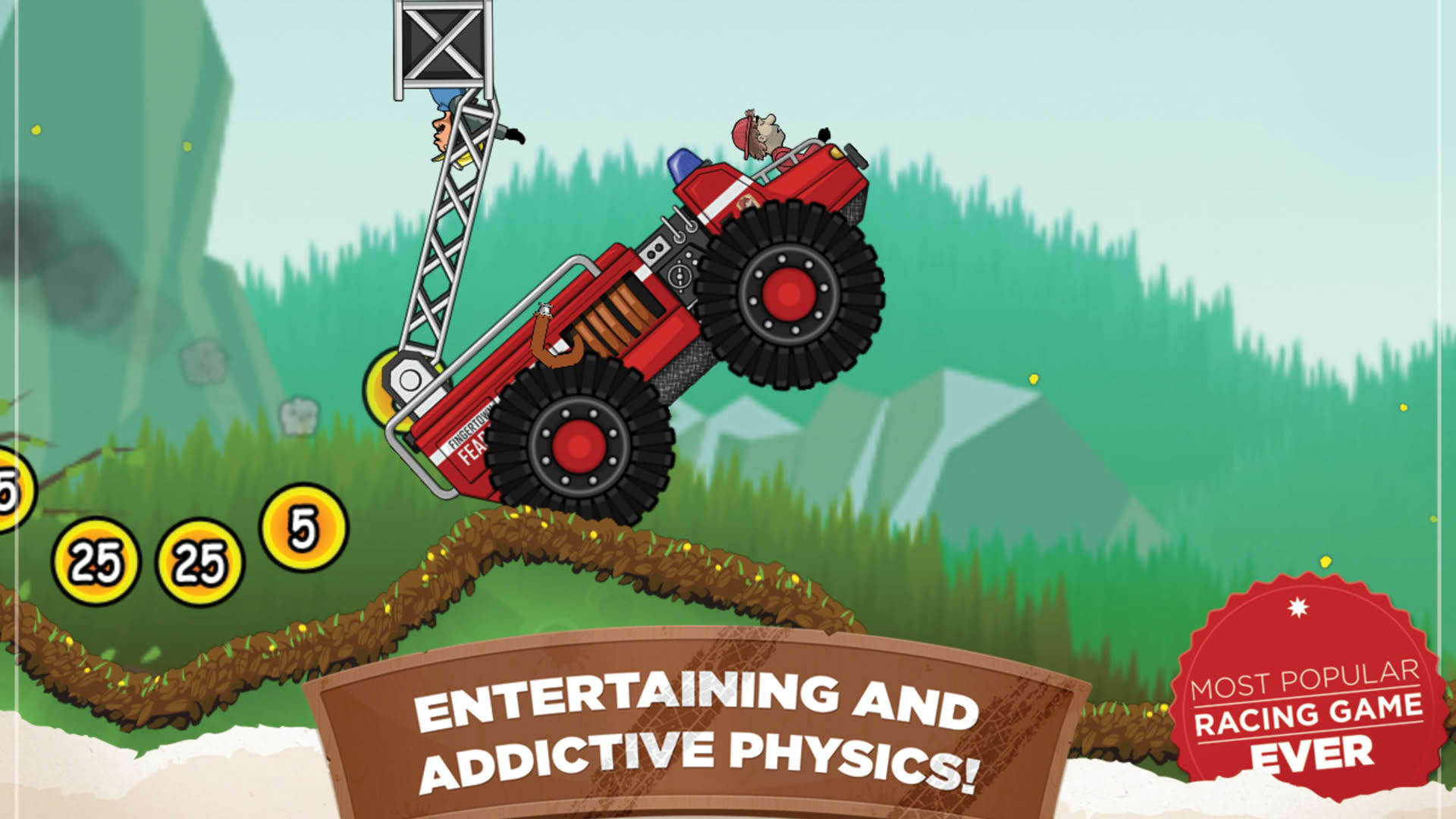 Screenshot for Hill Climb Racing