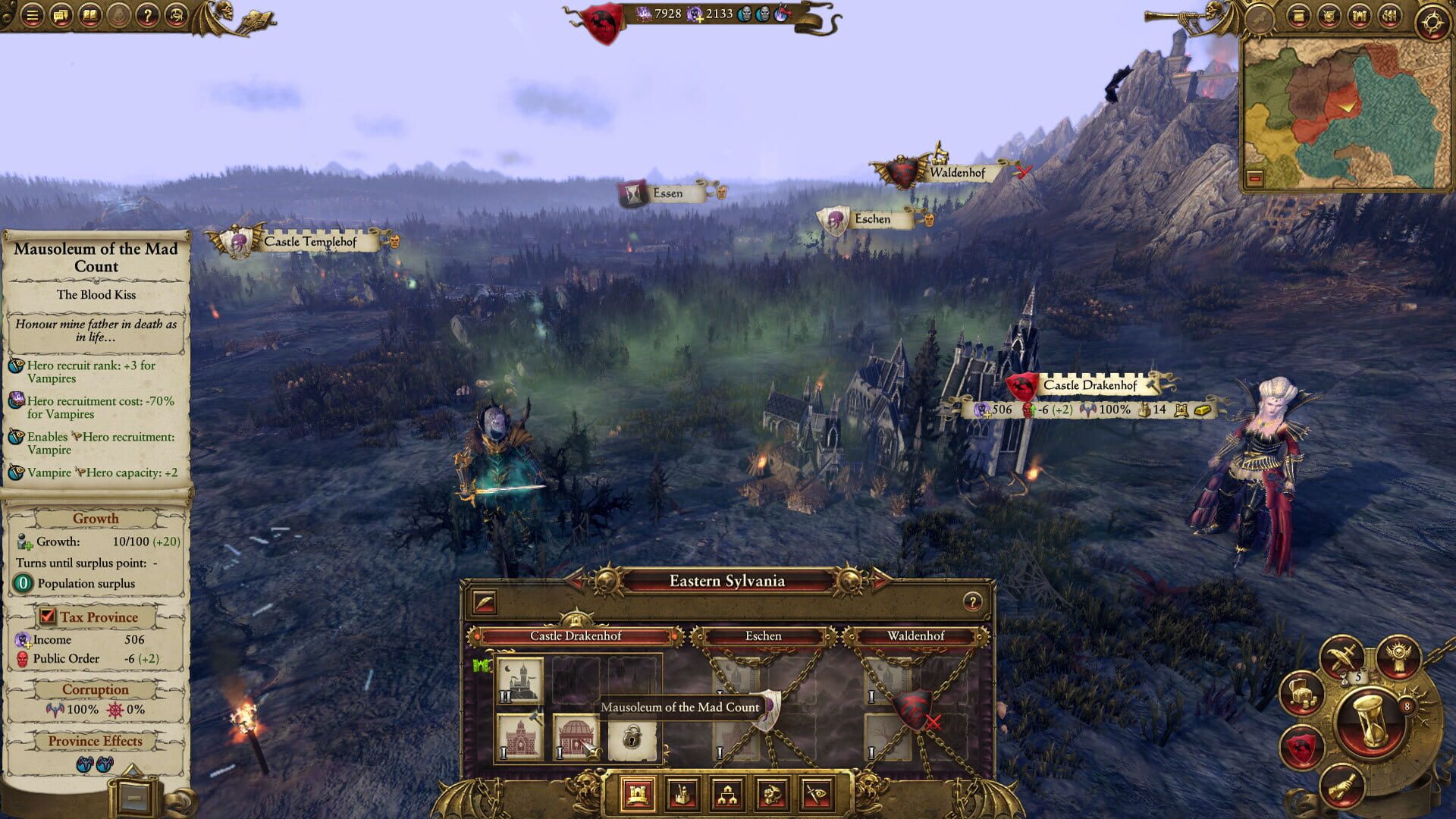 Screenshot for Total War: Warhammer - Isabella von Carstein