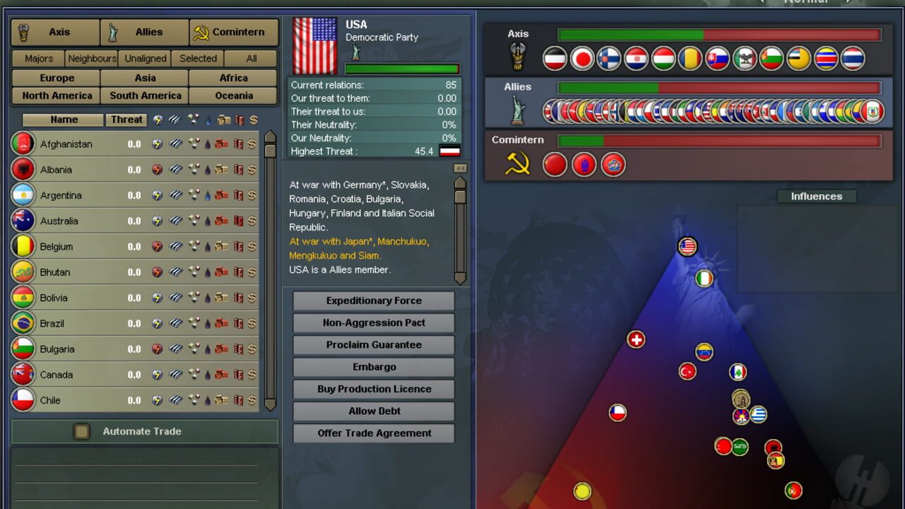 Screenshot for Hearts of Iron III