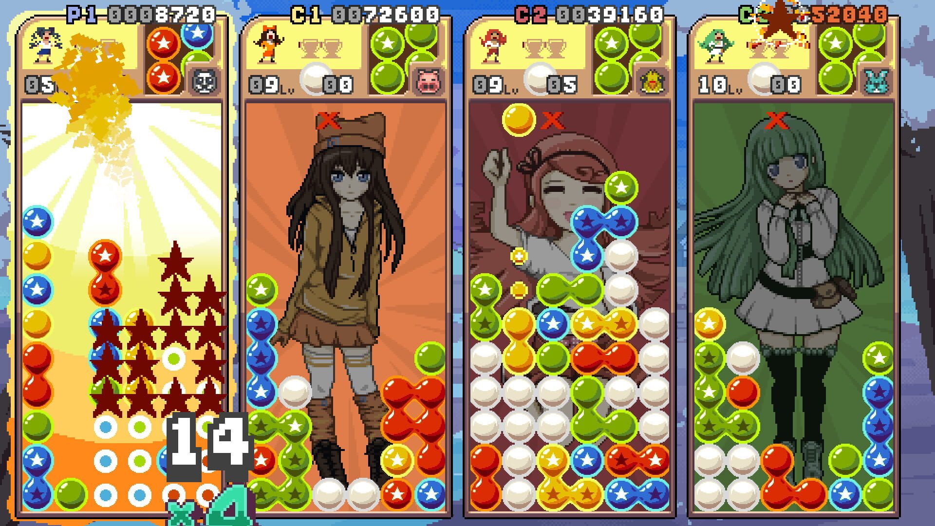 Screenshot for Raining Blobs