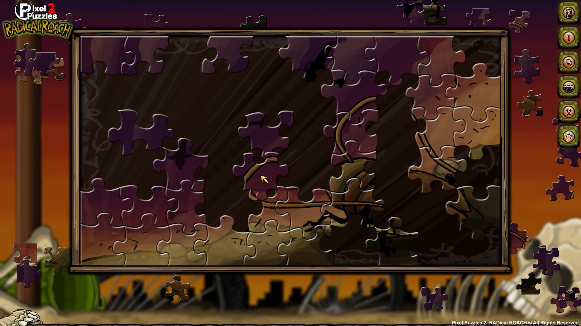 Screenshot for Pixel Puzzles 2: Radical Roach
